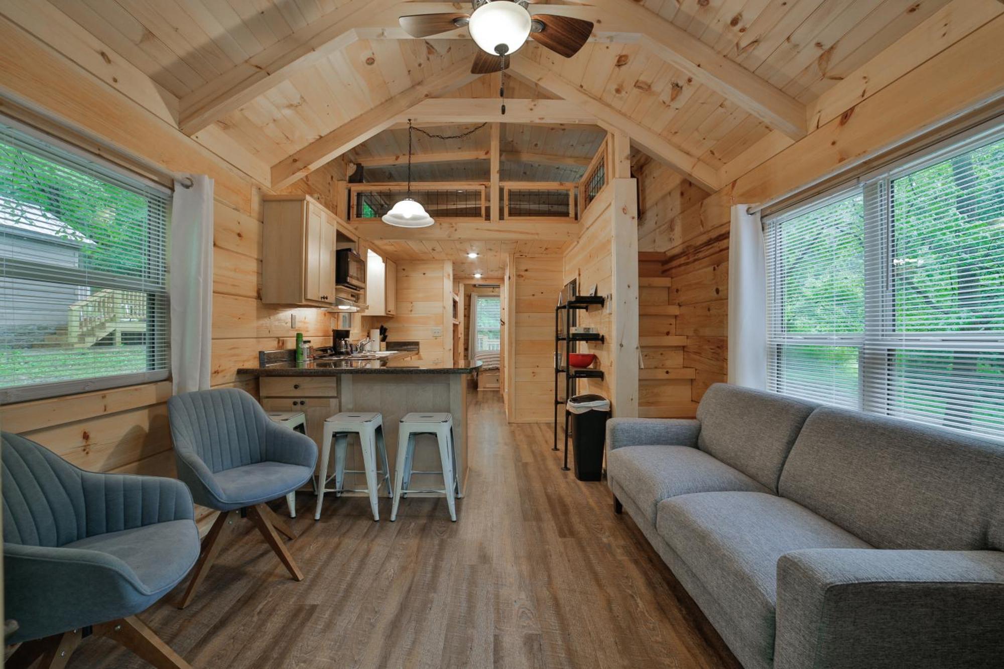 Lena Cabin Wooded Tiny Cabin - Hot Tub 채터누가 외부 사진